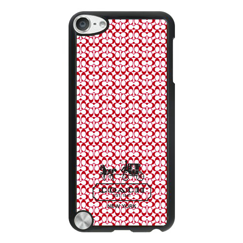 Coach In Confetti Signature Red iPod Touch 5TH AJM